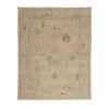 This Kurdish rug is hand-knotted.