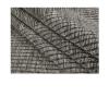 This Apollo rug is hand-knotted and made of wool  and bamboo silk.