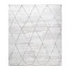 This Moroccan rug is Hand-knotted and and made of using recycle hemp.