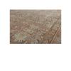 Antique Persian Malayer rug with allover pattern in soft blue, ivory, and brown tones, handwoven and measuring 14x20 feet.