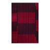 This Plaid rug is is hand-woven and made of 100% wool.