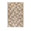 Contemporary handwoven flatweave rug in neutral earth tones with geometric grid pattern – Nasiri Carpets