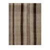 Vintage Persian flatweave rug with neutral vertical stripe pattern – Nasiri Carpets