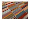 “Mazandaran kilim rug in multicolor horizontal stripes, handwoven with natural dyed wool – custom artisan flatweave by Nasiri Carpets”