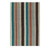 “Multicolor Pelas kilim rug with vertical stripes inspired by antique Kurdish kilims, handwoven in wool with natural dyes – modern artisan flatweave by Nasiri Carpets”