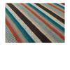 “Multicolor Pelas kilim rug with vertical stripes inspired by antique Kurdish kilims, handwoven in wool with natural dyes – modern artisan flatweave by Nasiri Carpets”
