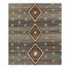 “Gabbeh rug from Shiraz with diamond medallions and star motifs, handwoven in wool with natural dyes – modern Persian tribal rug by Nasiri Carpets”