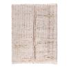 Elevated Berber Moroccan rug in cream with soft high-pile texture and organic patterning