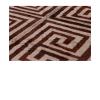 ivory geometric Moroccan rug, wool brown ivory carpet, graphic handwoven Moroccan rug