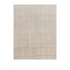 cream Beni Ourain modern rug, handmade cream wool rug, minimalist grid pattern carpet