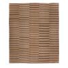 Shiraz Flatweave Sand handmade wool, custom striped flatweave sand, Nasiri artisanal sand wool flatweave