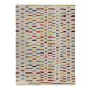 Mazandaran Flatweave Multicolor Motif handmade wool, custom geometric flatweave multicolor, Nasiri artisanal Mazandaran design