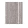 Pelas Flatweave Grey Stripes handmade wool, custom striped grey flatweave, Nasiri artisanal Pelas grey flatweave