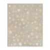 Napa modern rug with leaf motif, contemporary Napa wool rug, custom modern Napa design by Nasiri, neutral rug with pastel details