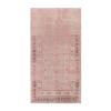 Kotan vintage rug in rose pink, antique-inspired wool carpet, custom Kotan design by Nasiri, faded pink geometric vintage rug