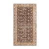 Vintage Kotan rug with dark field and peach motifs, antique-inspired handwoven wool carpet, custom Kotan design by Nasiri, luxury vintage rug for high-end interiors