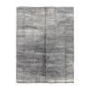 Modern Moroccan grey rug with tonal grid pattern, plush handmade Moroccan wool carpet, custom Moroccan rug by Nasiri for luxury interiors