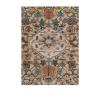 Heriz antique Persian rug in beige, terracotta, and blue tones, hand-knotted wool carpet by nasiricarpets