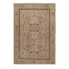 Amritsar antique rug in beige and taupe tones, hand-knotted wool carpet by nasiricarpets