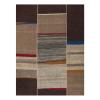 Mazandaran flatweave rug in a multicolor composition, handwoven in Iran with a contemporary flatweave design