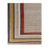 Mazandaran flatweave rug in sand color, handwoven in Iran with a framed flatweave design