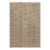 Mazandaran flatweave rug in natural color, handwoven in Iran with a structured flatweave design