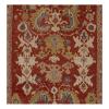 Sultanabad antique rug in red color, handwoven in Iran with a classic ornamental design