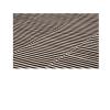 Mazandaran kilim rug with fine black and ivory striped pattern