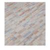 Lumen custom modern rug handmade in Afghanistan featuring abstract linear patterns in ivory blue terracotta and neutral tones by Nasiricarpets