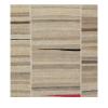 Mazandaran custom hand woven flatweave with ivory oatmeal taupe and colorful sapphire blue terracotta accents by Nasiricarpets