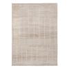 Strata custom hand knotted Moroccan carpet in oatmeal ivory sand and warm beige tones with subtle linear texture by Nasiricarpets