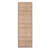 Poudre custom hand knotted contemporary carpet featuring a geometric pattern in blush ivory champagne and warm beige tones by Nasiricarpets
