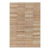 Mazandaran custom hand woven flat weave in sand tones with subtle layered stripe design by Nasiricarpets