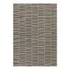Mazandaran custom hand woven multicolor flat weave with fine striped contemporary design by Nasiricarpets