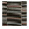 Mazandaran custom hand woven multicolor flat weave with fine striped contemporary design by Nasiricarpets