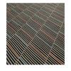 Mazandaran custom hand woven multicolor flat weave with fine striped contemporary design by Nasiricarpets