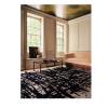 A Beautiful Mess custom hand-knotted Black & White carpet by Isabel Marina in Tibetan wool and Chinese silk, Nasiricarpets