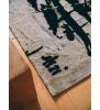 A Beautiful Mess custom hand-knotted Black & White carpet by Isabel Marina in Tibetan wool and Chinese silk, Nasiricarpets