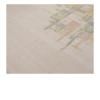 Gotham custom hand-knotted modern carpet in beige with abstract blush, sage green and gold accents by Nasiricarpets