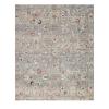 Sultanabad custom hand-knotted traditional carpet in soft blue and ivory with intricate floral and botanical motifs by Nasiricarpets