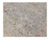 Sultanabad custom hand-knotted traditional carpet in soft blue and ivory with intricate floral and botanical motifs by Nasiricarpets