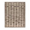This Shiraz flatweave is hand-woven and made of all natural material.