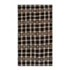 This Checkered rug is Handwoven and made of 100% wool. 