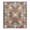 Kalach rug is a flatweave resembling antique Turkish Kilims from the 19th century and earlier. 
