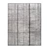 Stripe modern hand-knotted rug.  