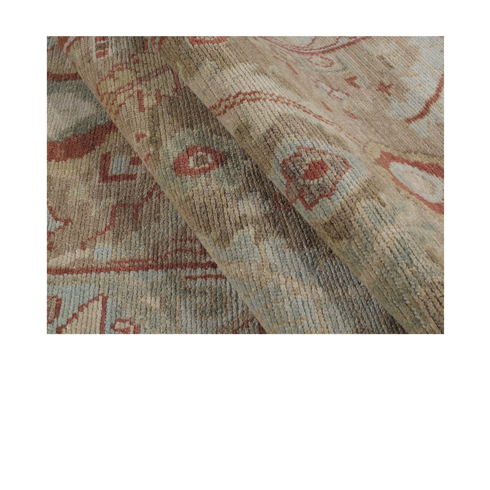 Camelhair Runner is hand-knotted and made with fine hand-spun wool. 