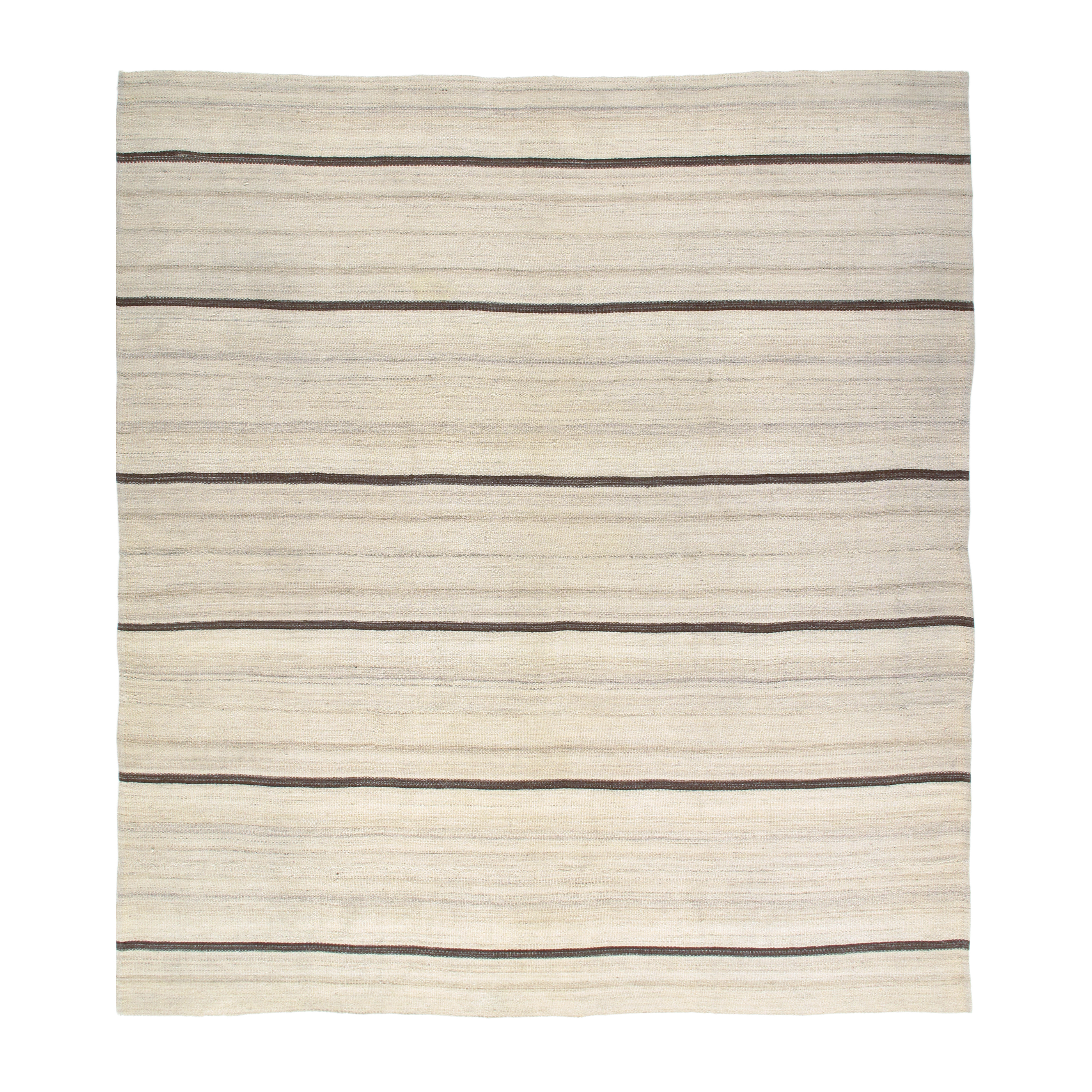 This Vintage flatweave rug is handwoven 