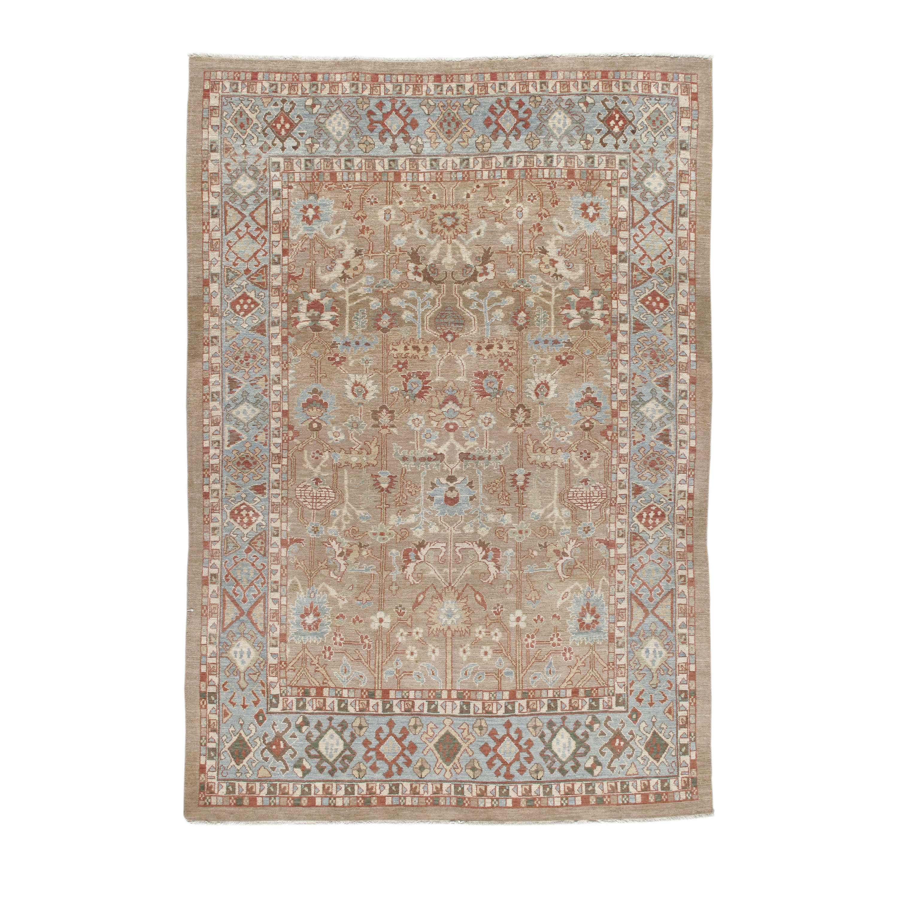 Persian Bakshaish Rug is hand-knotted and made of 100% wool.