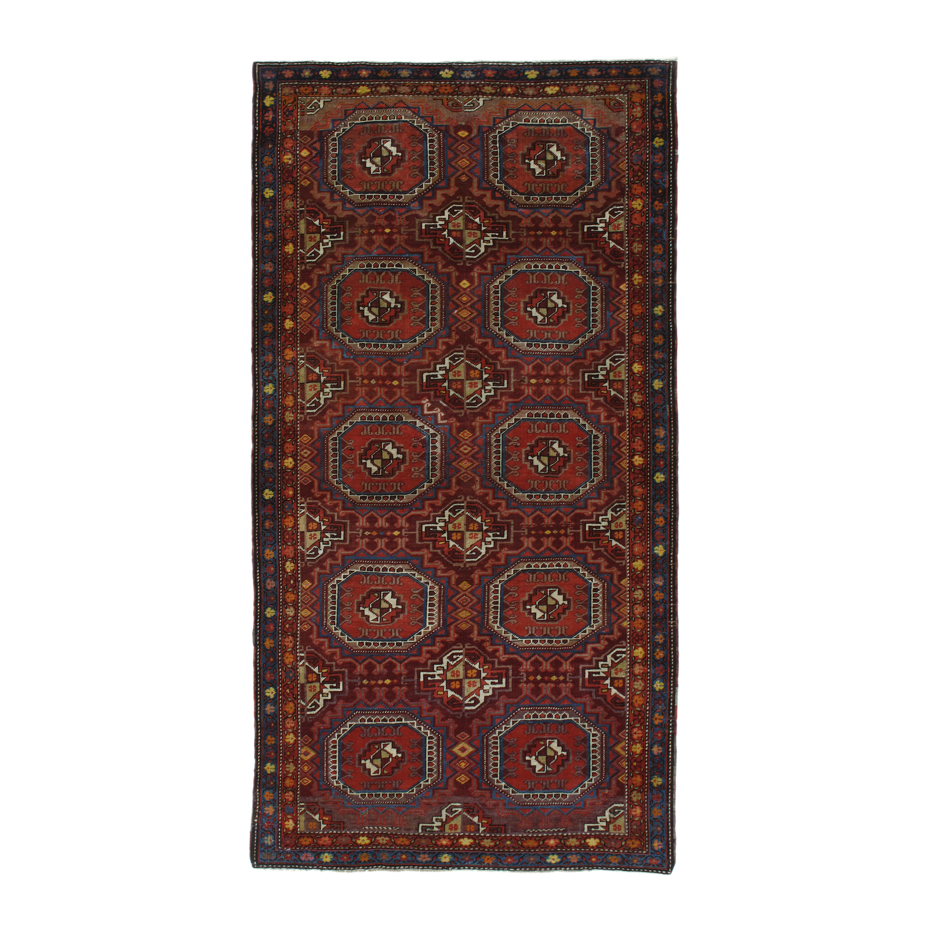 Traditional Antique Turkmen rug