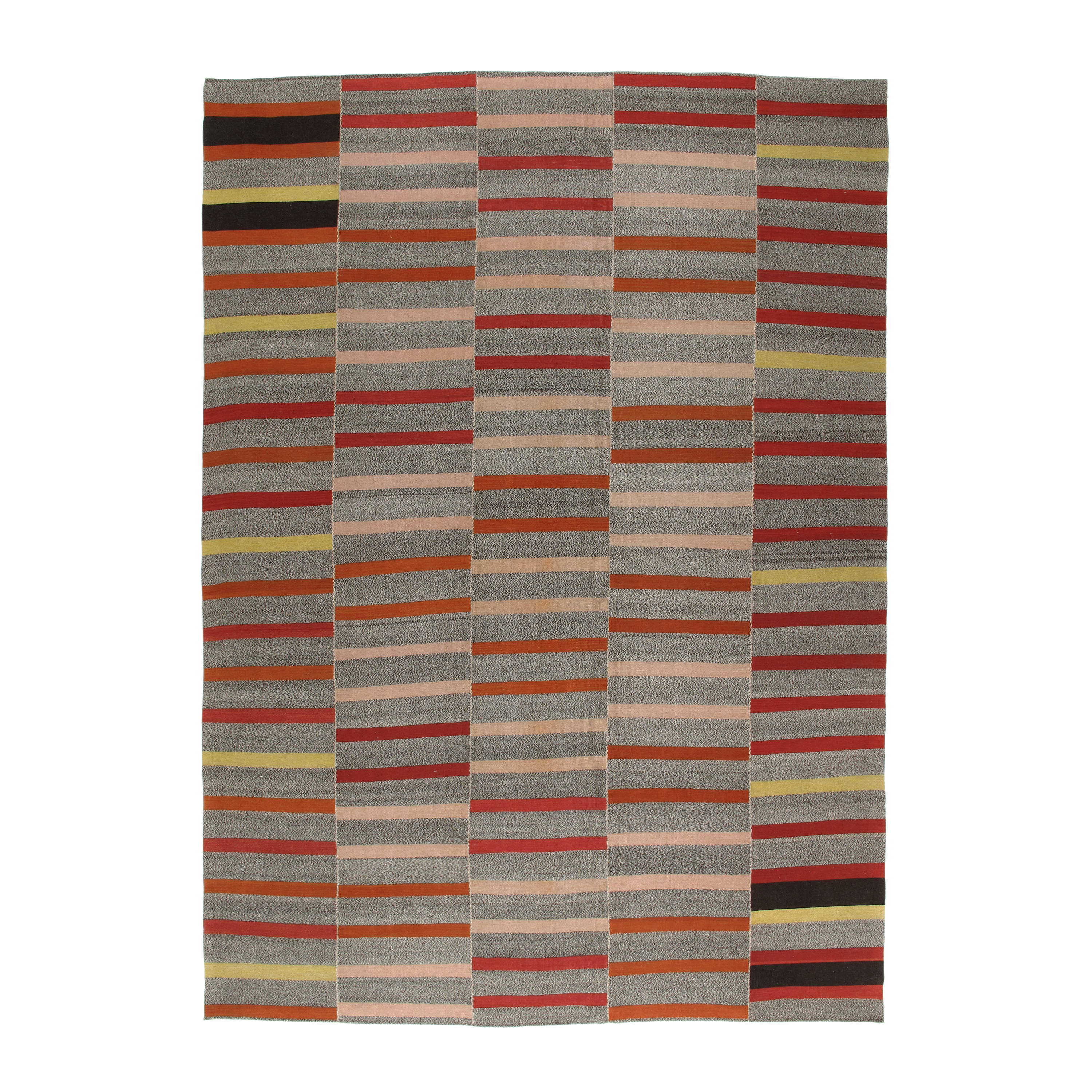 This Mazandaran rug is hand-woven and made of 100% wool.